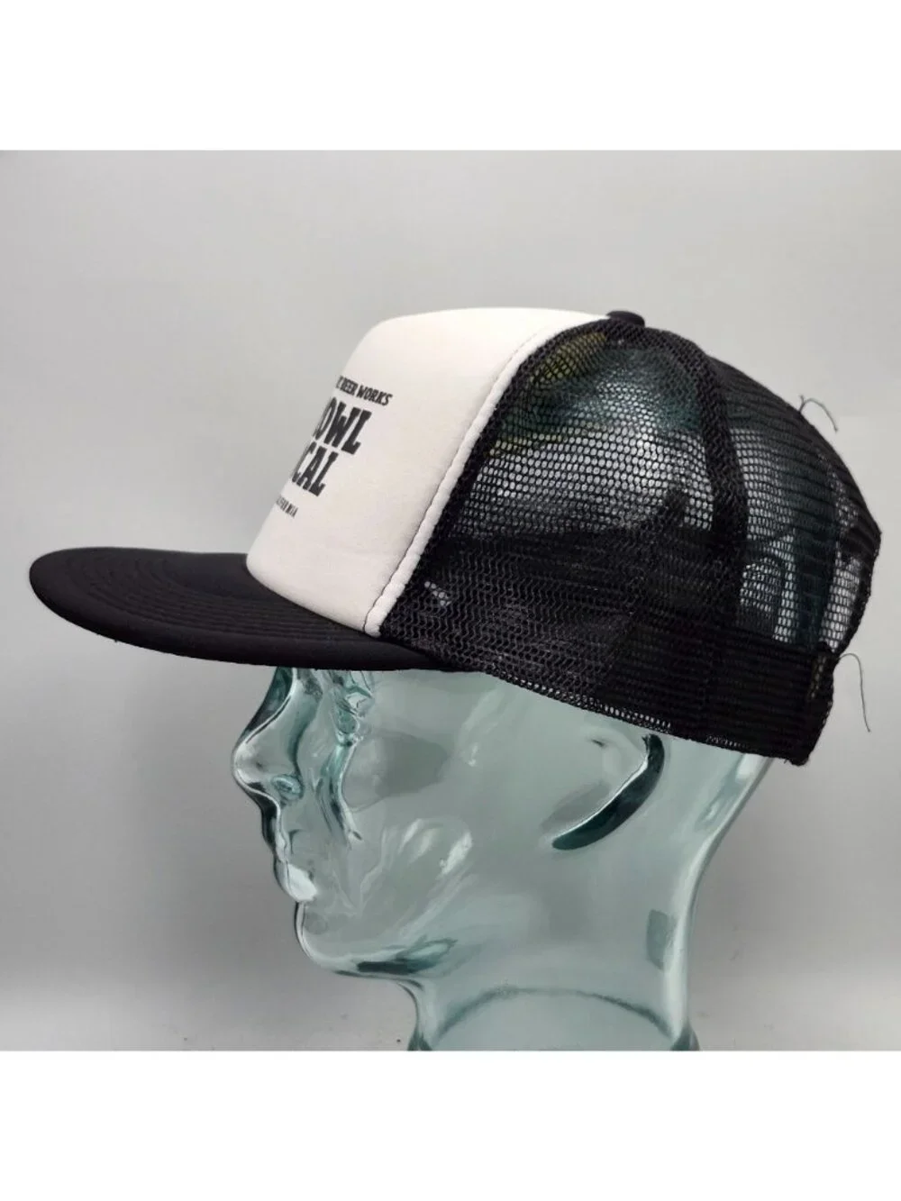 Altamont Beer Works Growl Local Snapback Trucker Hat Black White Livermore CA